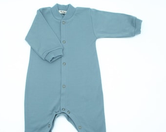 Merino wool romper/ Woollen baby romper/baby overall/baby long sleeve onesie/winter coverall/wool romper with feet