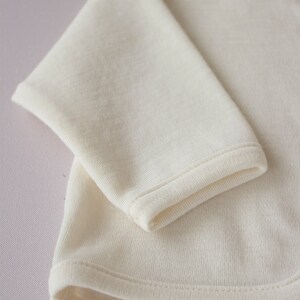 Merino wool baby jacket/newborn baby woollen jacket image 3