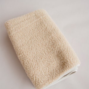 NEW!! Peanut butter baby merino wool blanket/soft & fluffy merino wool blanket/AR-58-59-61