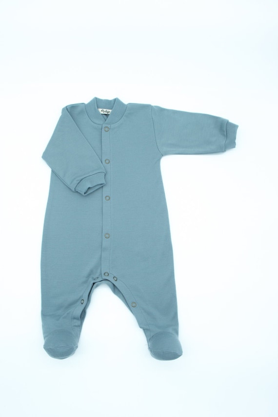 Merino Wool Romper/ Woollen Baby Romper/baby Overall/baby Long Etsy