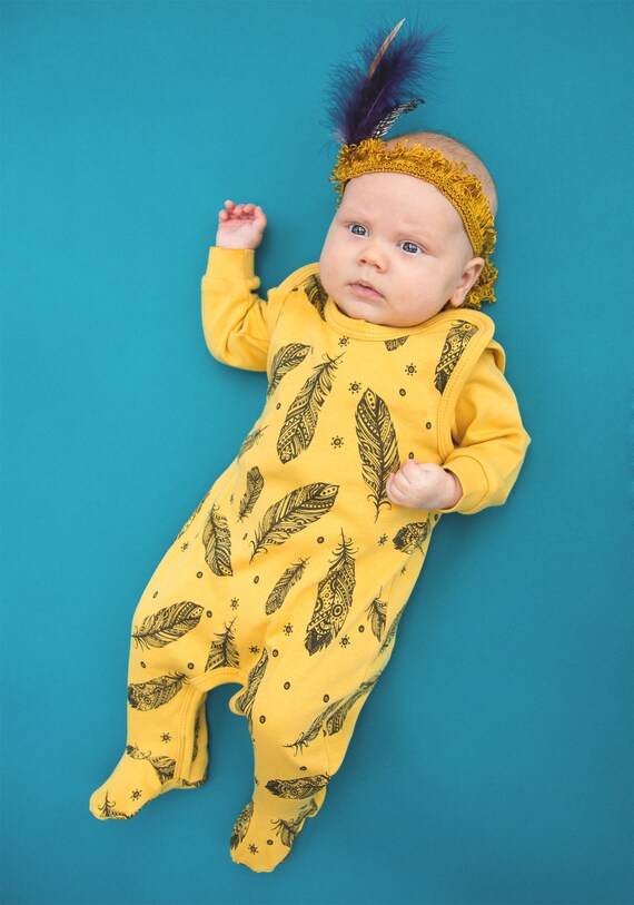 baby romper with feet