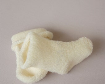 Calzini frotte in lana merino per neonati/Calzini in lana merino per neonati/Calzini frotte in lana merino