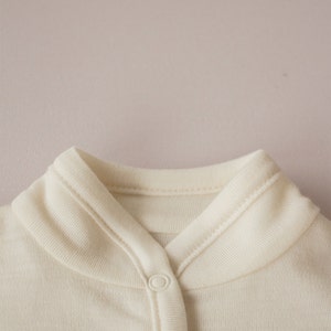 Merino wool baby jacket/newborn baby woollen jacket image 2