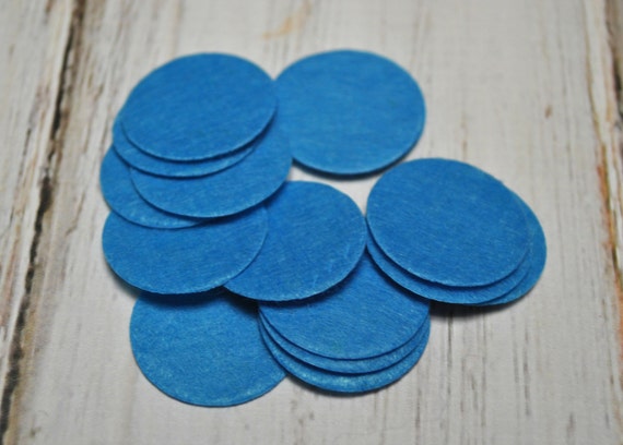 1 inch Navy Blue Felt Circles 100 Pieces 