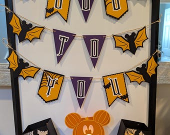 Boo To You Bats PERSONALIZED Cruise Door Decor Magnets for Disney Cruise - Halloween on the High Seas