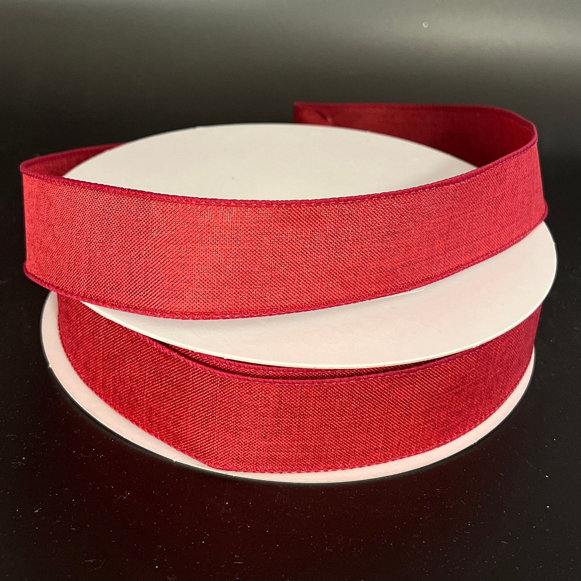 Rustic Colored Ribbon 50 Yards Natural Linen Wire Edge Ribbon - Fall Rustic Ribbon, Ribbon ...