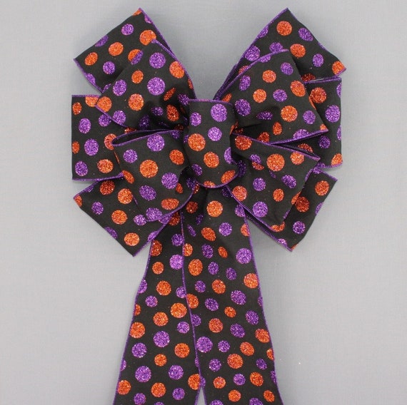 13 Sparkle Dot Bow Wreath Image 0