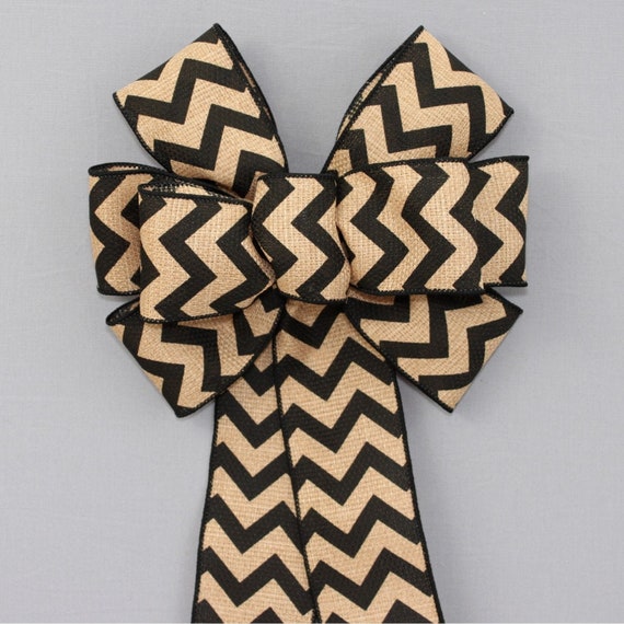 chevron burlap