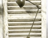 1930 s French Industrial machinist s lamp.