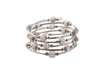 Pretty in Pink Wrap Bracelet