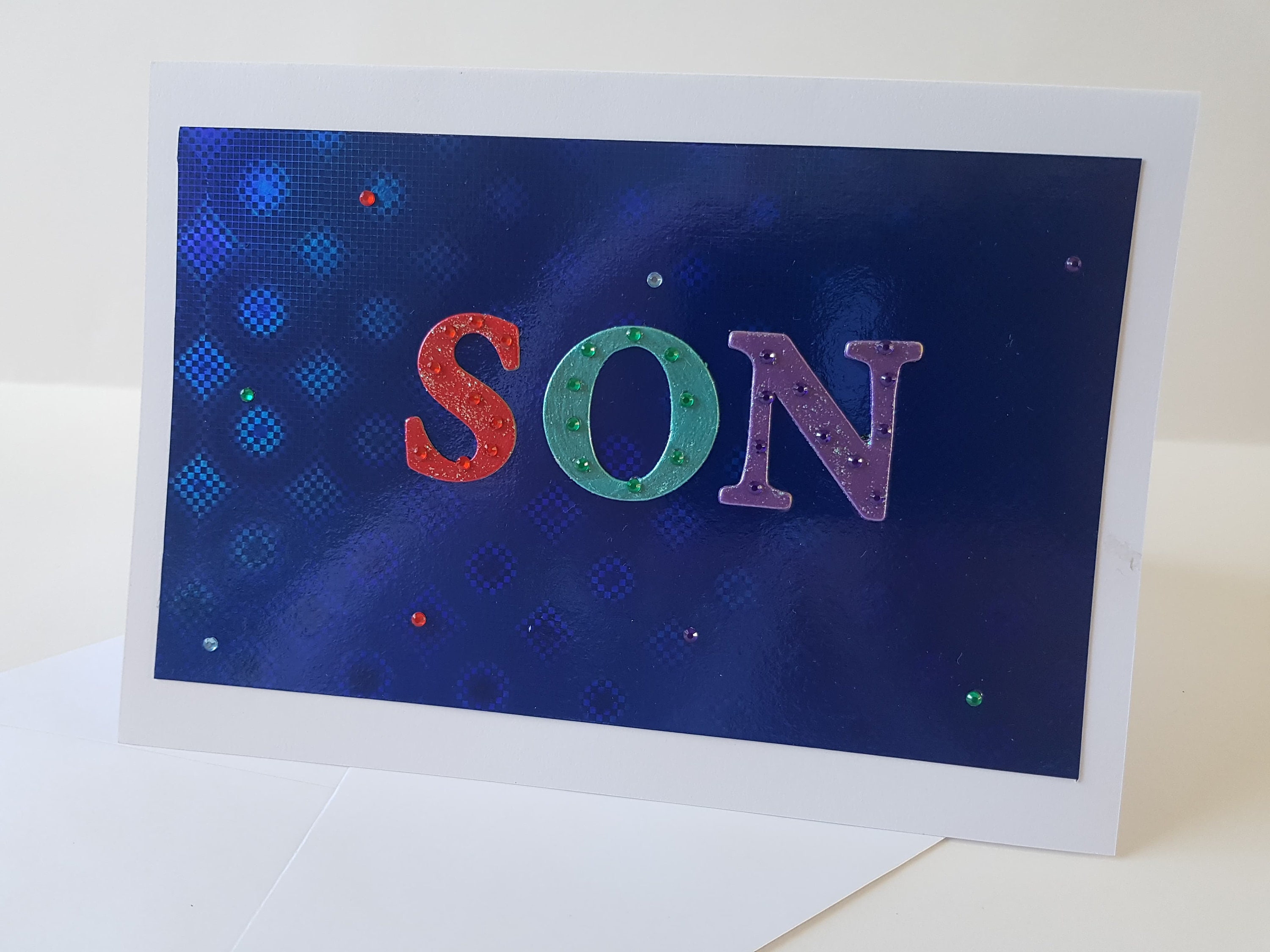 Son cards hand made card hand crafted card greetings card Etsy
