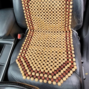 IWH car seat pad black wooden ball seat cover wooden ball seat pad 127 cm