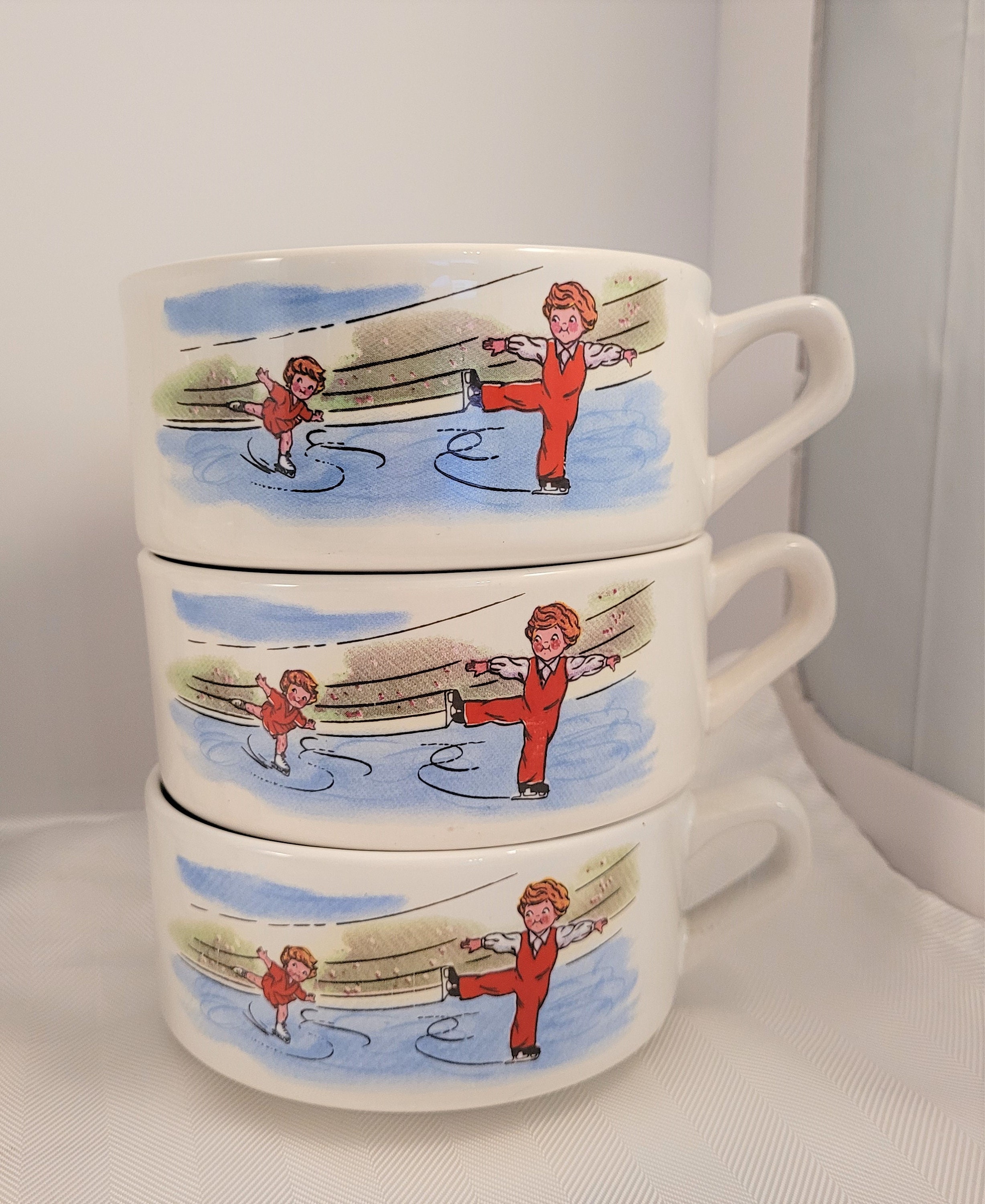 Vintage Campbell Soup Bowls With Handle NEW OLD STOCK Etsy