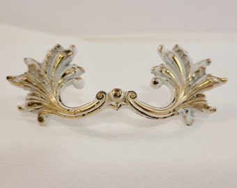 3" CENTERS - 4-1/2" long Vintage French Provincial Pulls