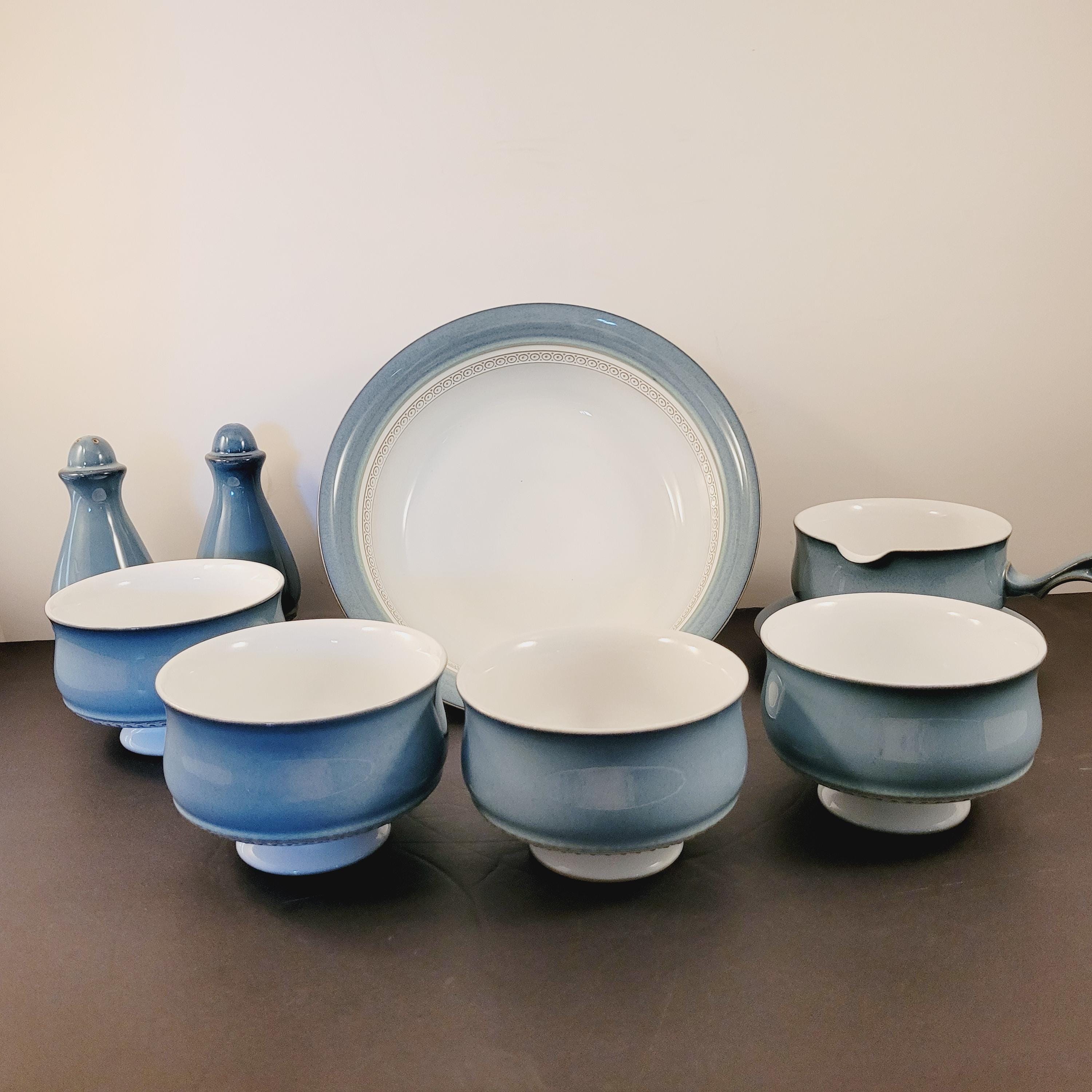 Denby Langley Castile Blue-Bowl-footed-gravy-saucer