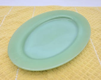 Vintage Fire-King Jadeite Restaurant Ware Oval Platter 11 3/8"-2 AVAILABLE SOLD SEPARATELY