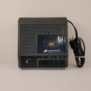 Audioonics Modell 260 Tragbarer Kassettenrekorder-Getestet-Funktioniert!