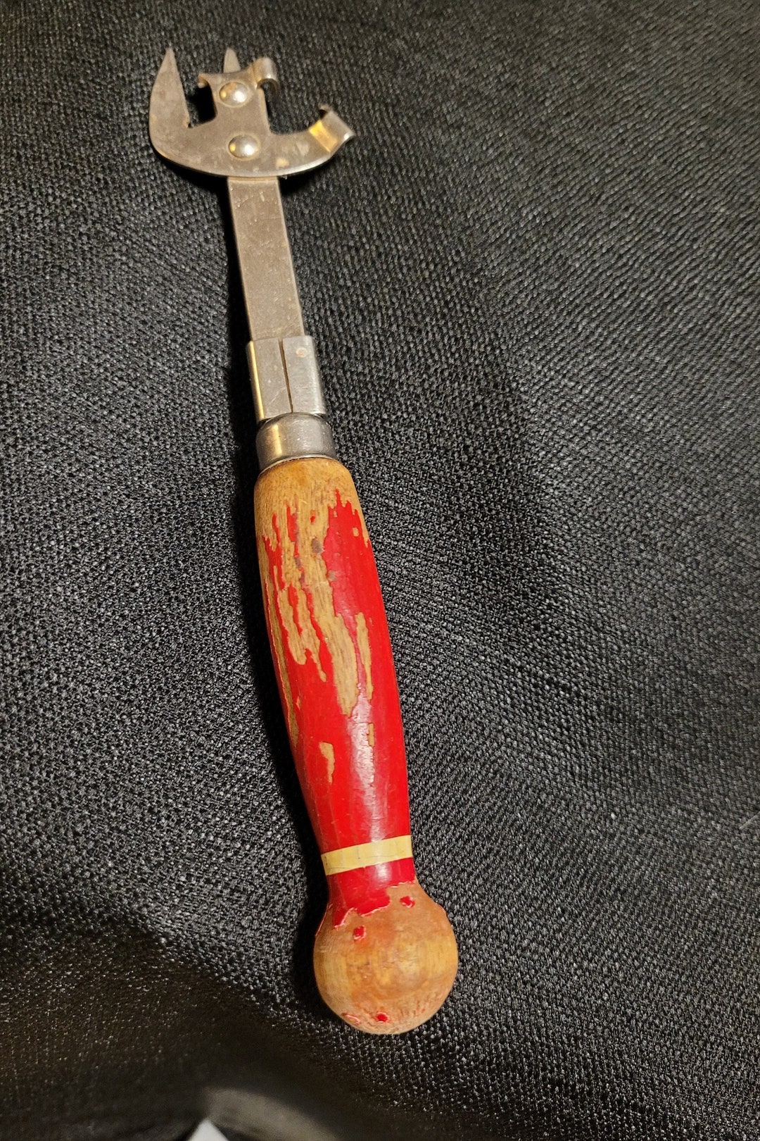 Vintage A & J EKCO Can / Bottle Opener Red Handle Made in USA Etsy