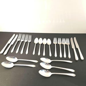 アールデコ1930年代WM ROGERSカトラリー アメリカ 8本シルバーPL アールデコ1930年代WM ROGERSカトラリー アメリカ 8本シルバーPL