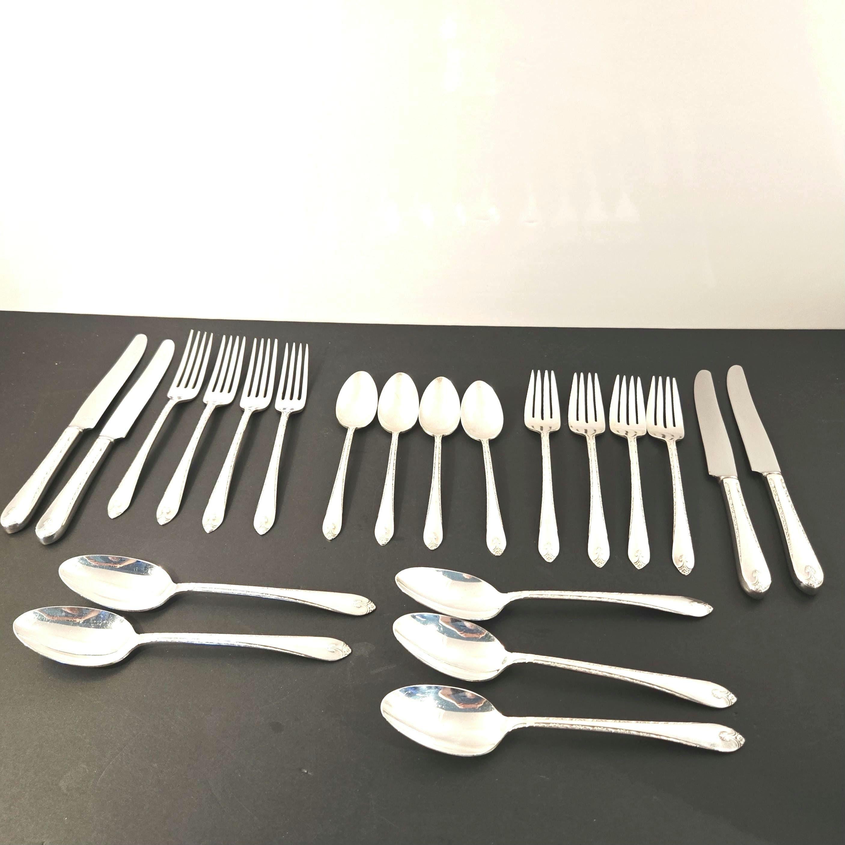 アールデコ1930年代WM ROGERSカトラリー アメリカ 14本シルバーPL Wm Rogers Silver - Etsy Canada