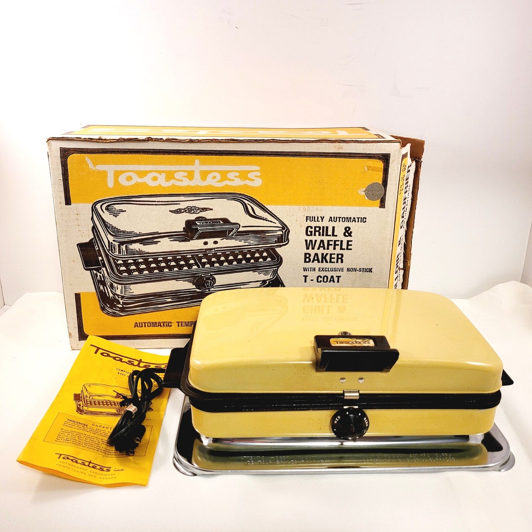 Vintage Toastess Fully Automatic Grill & Waffle Baker With Etsy