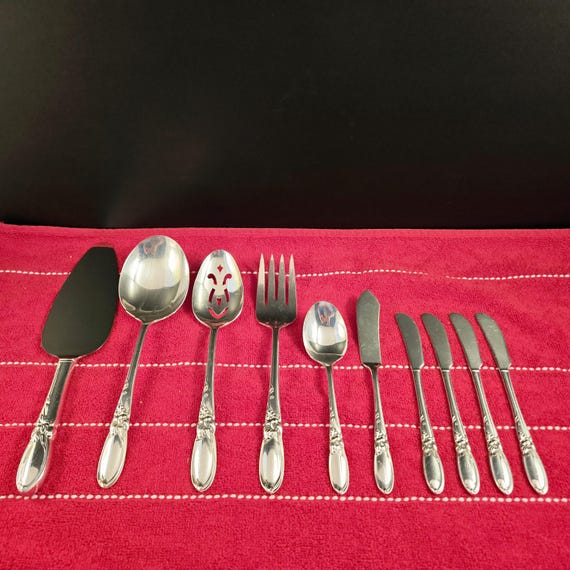 Community White Orchid Silverplate-serving Pieces (25101) - Etsy