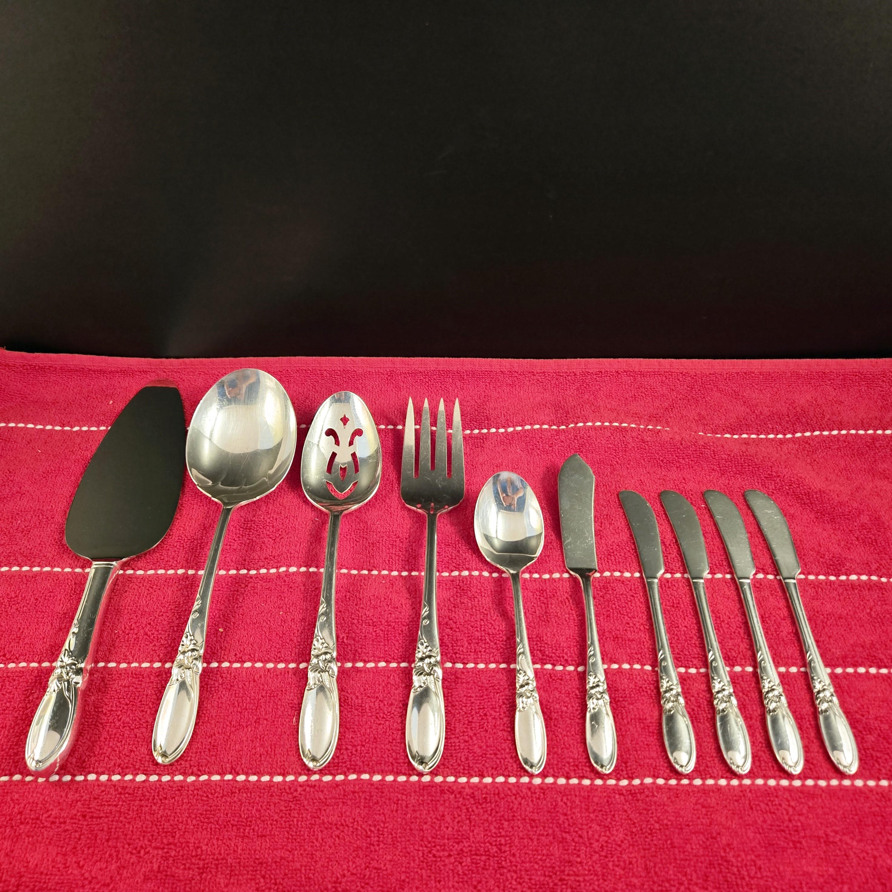 Community White Orchid Silverplate-serving Pieces (25101) - Etsy