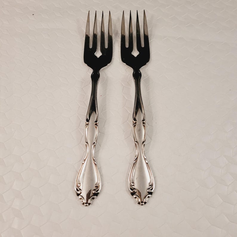 Vintage Oneida Canata Cantata Community Stainlessdinnersaladforks