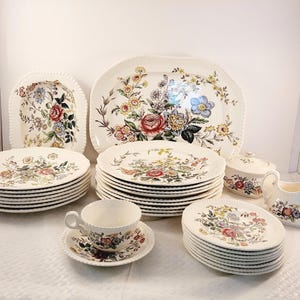Vintage "Romney" Copeland Spode Teller - NUMMERIERT - Verschiedene Größen - Abendessen - Mittagessen - Dessert - Zucker - Sahnegießer - Teetassen - Untertassen."