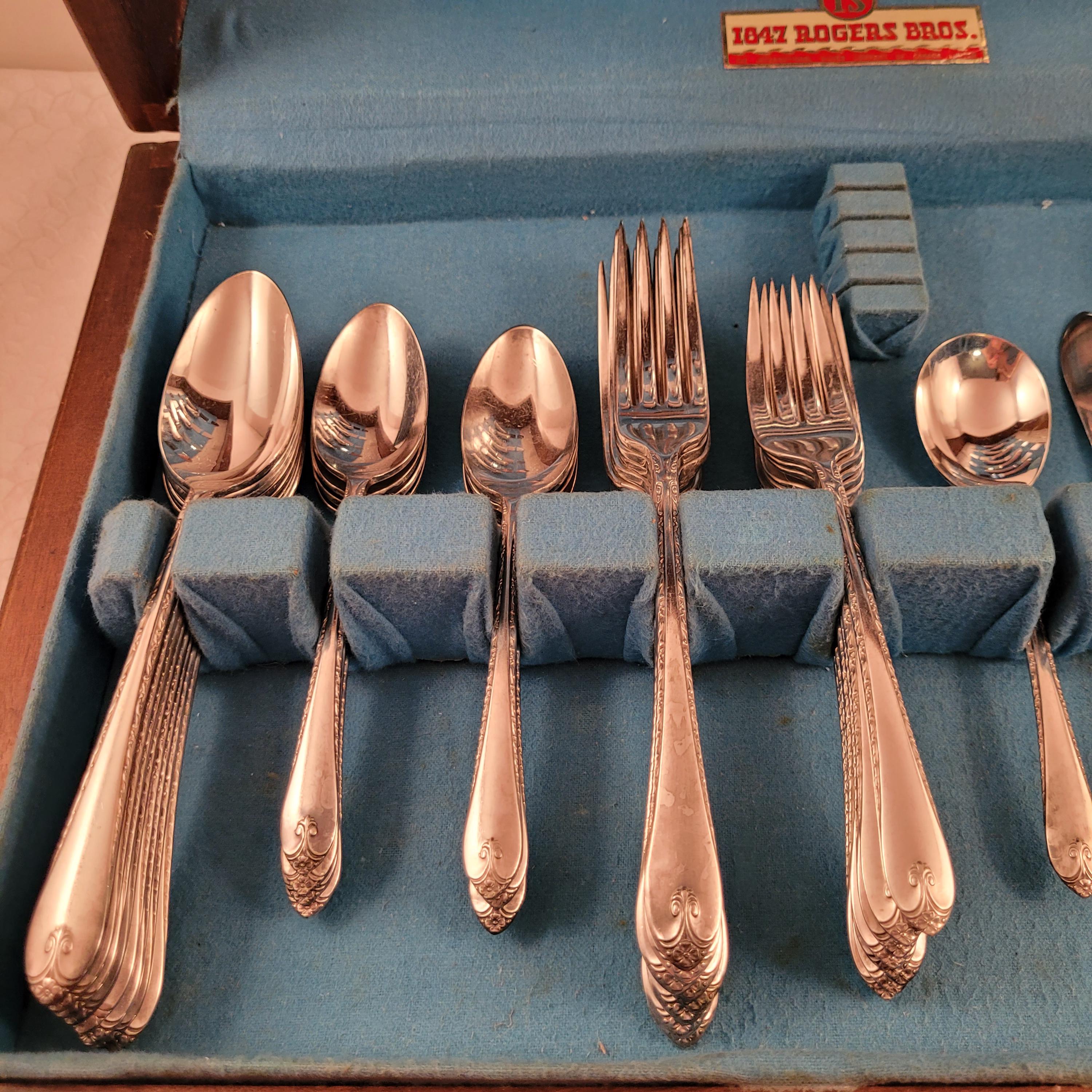 Rogers Bros Wm Rogers And Son Silverware Value Vintage Wm Rogers
