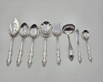 Oneida USA Etched Silver Plated Serving Tray - Etsy
