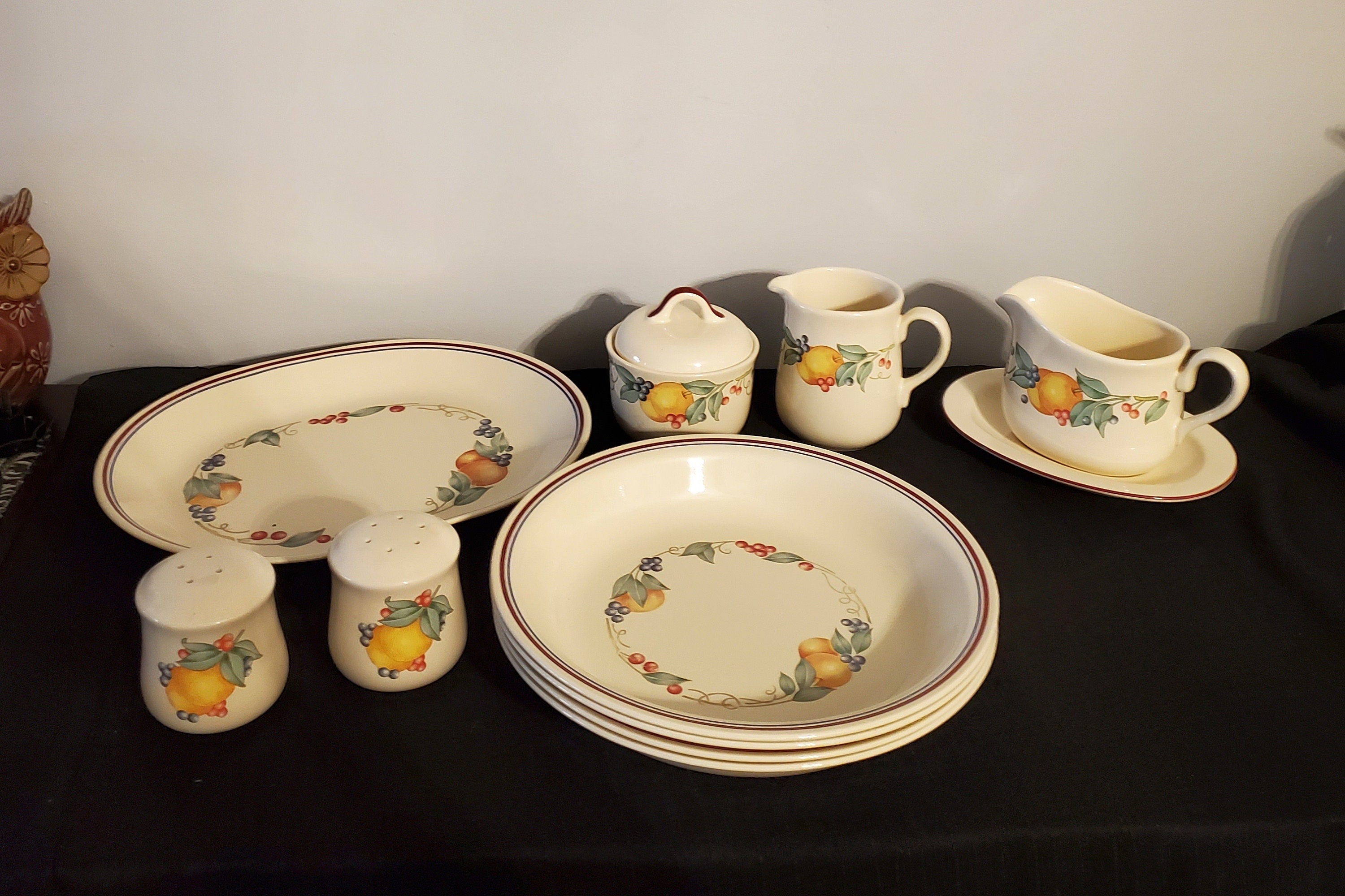 Corelle Abundance Platter Abundance Platter Gravy Boat Etsy Canada