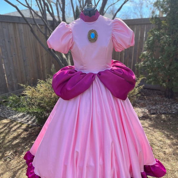 Princess Peach Costume Adult - Etsy