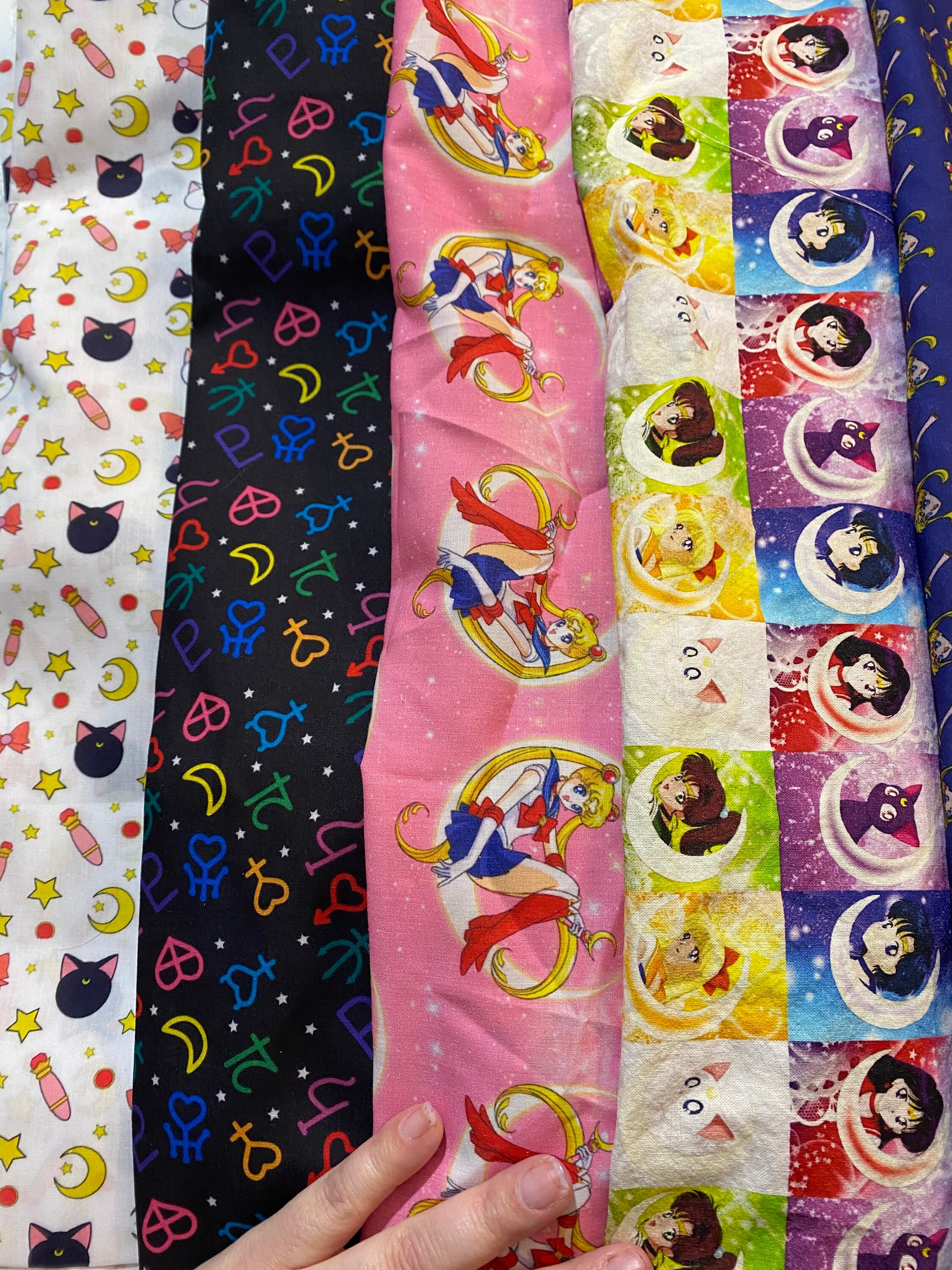 Sailor moon fabric discount