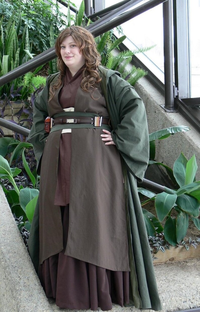 Adult Star Wars Jedi Costume Robe Tunic Cosplay Custom Made Etsy