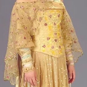 Padme Picnic Gown Embroidered Fabric Panel