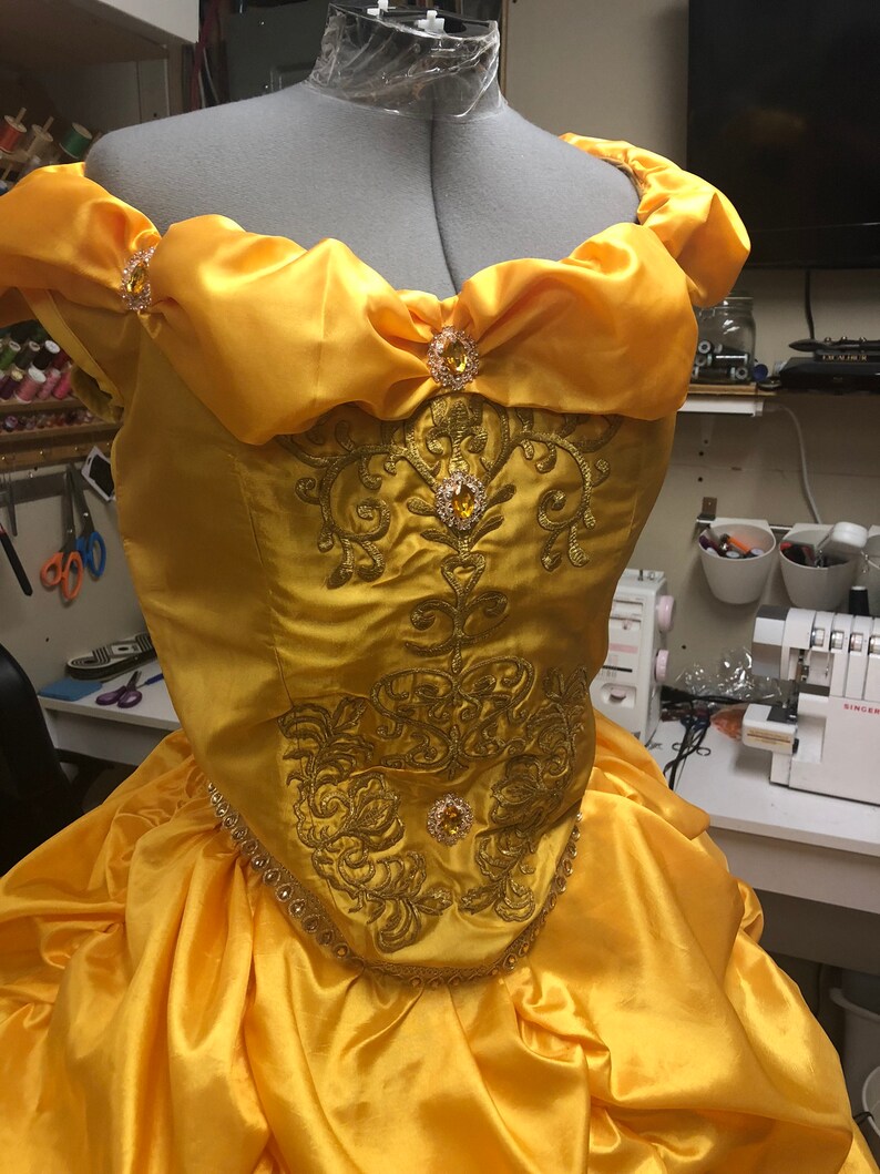 Belle Gown Custom Made Beauty and the Beast Dress - Etsy