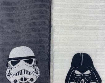 Star Wars Hand Towel Set – Darth Vader & Stormtrooper