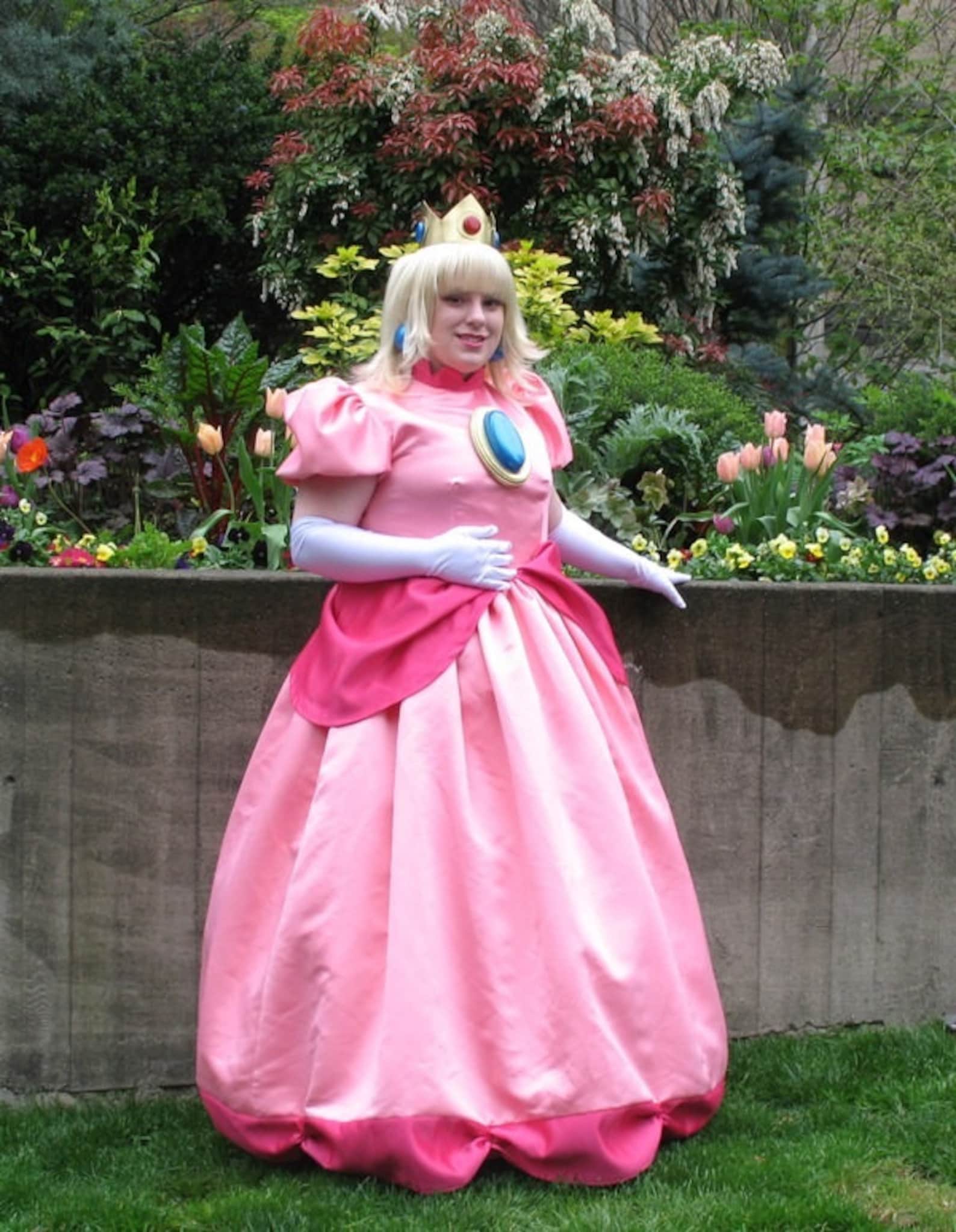 Nintendo Princess Peach Cosplay Kostüm Etsy
