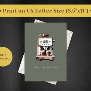 You&#39;re My Best Shot // Espresso // Coffee Lovers Card