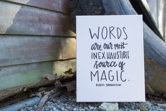 Les Mots Sont Magiques Dumbledore Harry Potter Citation Etsy France Les Mots Sont Magiques Dumbledore Harry Potter Citation Etsy France