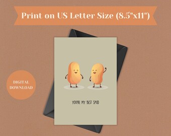 You're My Best Spud Card // Digital Download