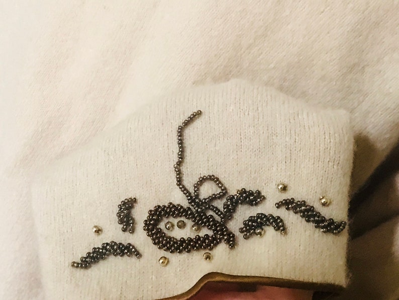 Vintage Beaded 1950/'s Cardigan