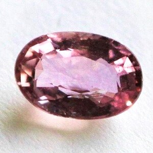 Natürlicher rosa Saphir, 6 x 4 mm facettiertes Oval, 0,61ct, VS Clarity, September Geburtsstein, loser Saphir