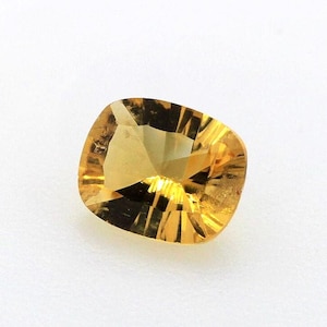 Natural Citrine Concave Cut 11.16x9.21mm, 3.58cts, Loose Citrine, November Birthstone