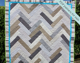 Parquet Quilt PDF sewing pattern with instructions