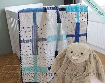 Thin & Thick Pluses Quilt PDF sewing pattern with instructions