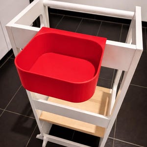 Contenitore vassoio portaoggetti per giocattoli, contenitore da cucina learning tower Montessori, portaoggetti per aiutante in cucina