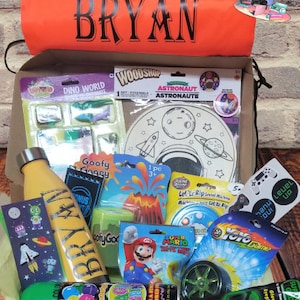 Boy Gift Box Deluxe, Gift Any Occasion, Gamer Box, Boy Gifts, Happy Birthday Box, Get Well Soon,, Christmas Gift, Gift Basket,Easter bucket