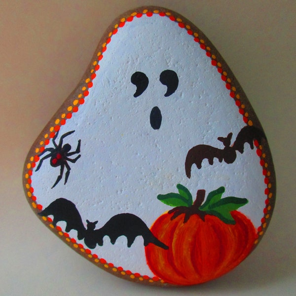 Halloween Painted Rock